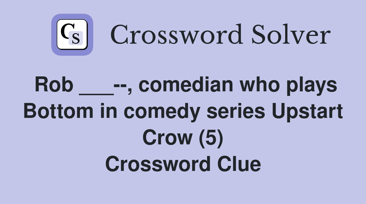 new presentations of old plays crossword clue